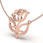 Minimalist Rose Necklace