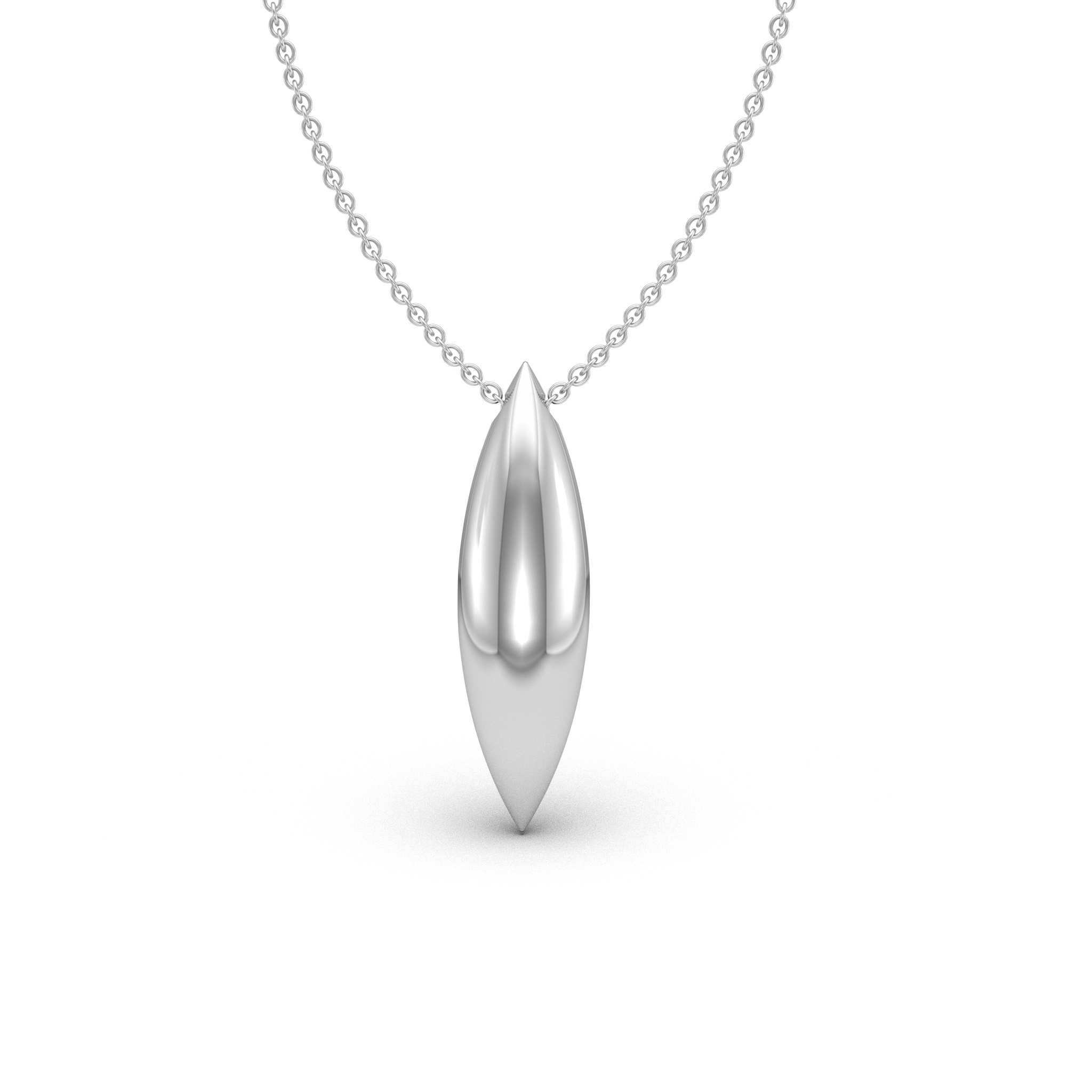 Minimalist Navette Pendant