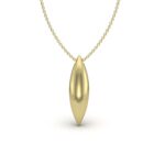 Minimalist Navette Pendant