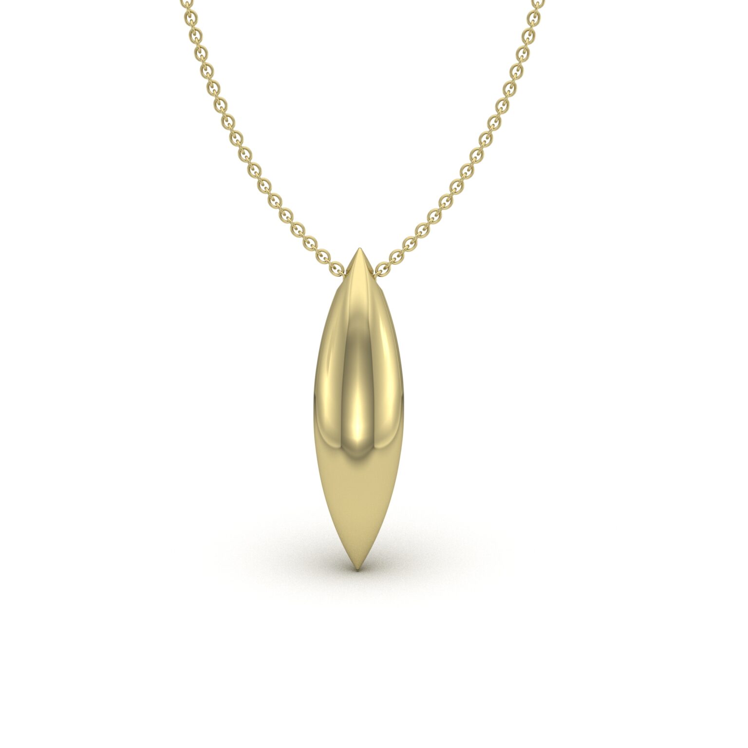 Minimalist Navette Pendant