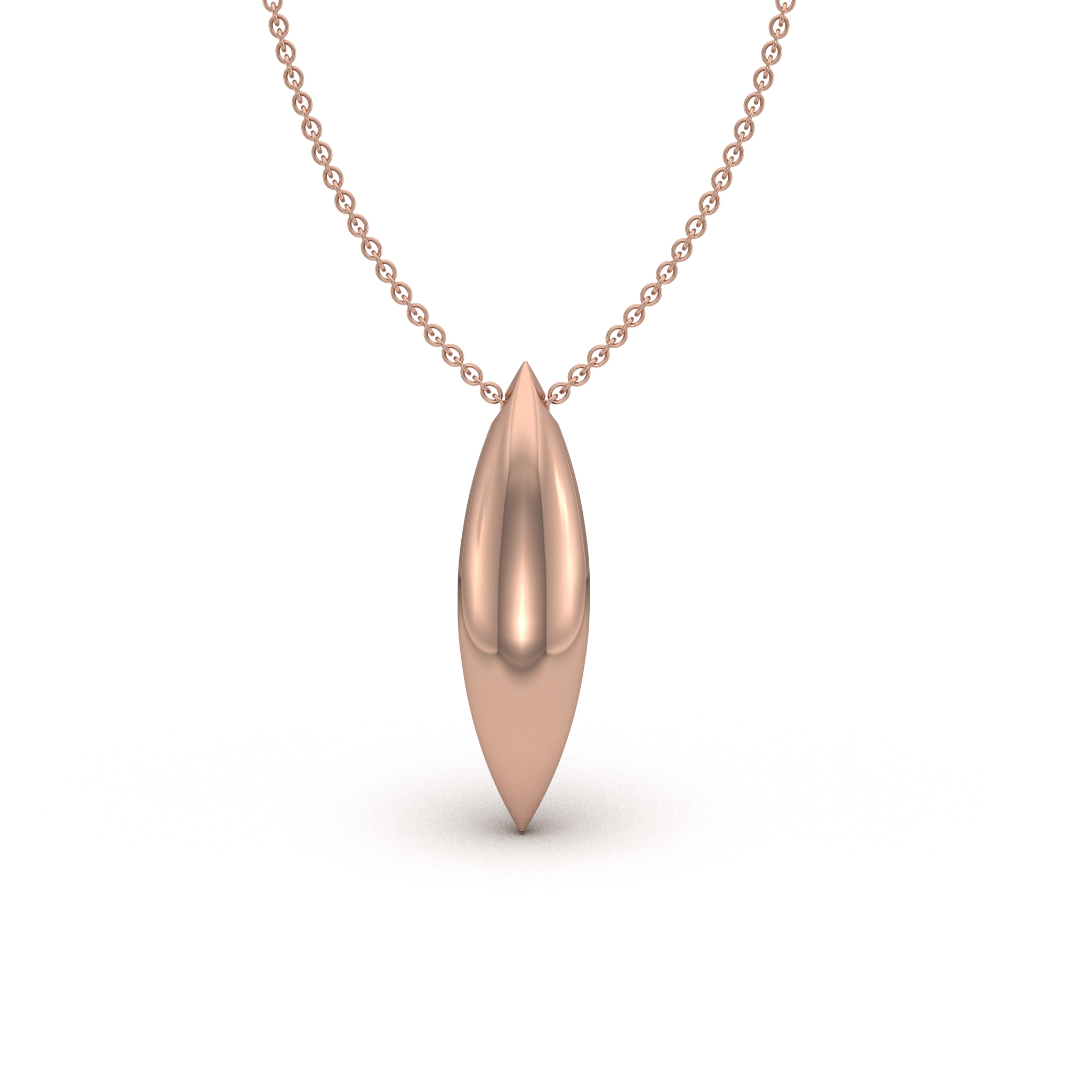 Minimalist Navette Pendant