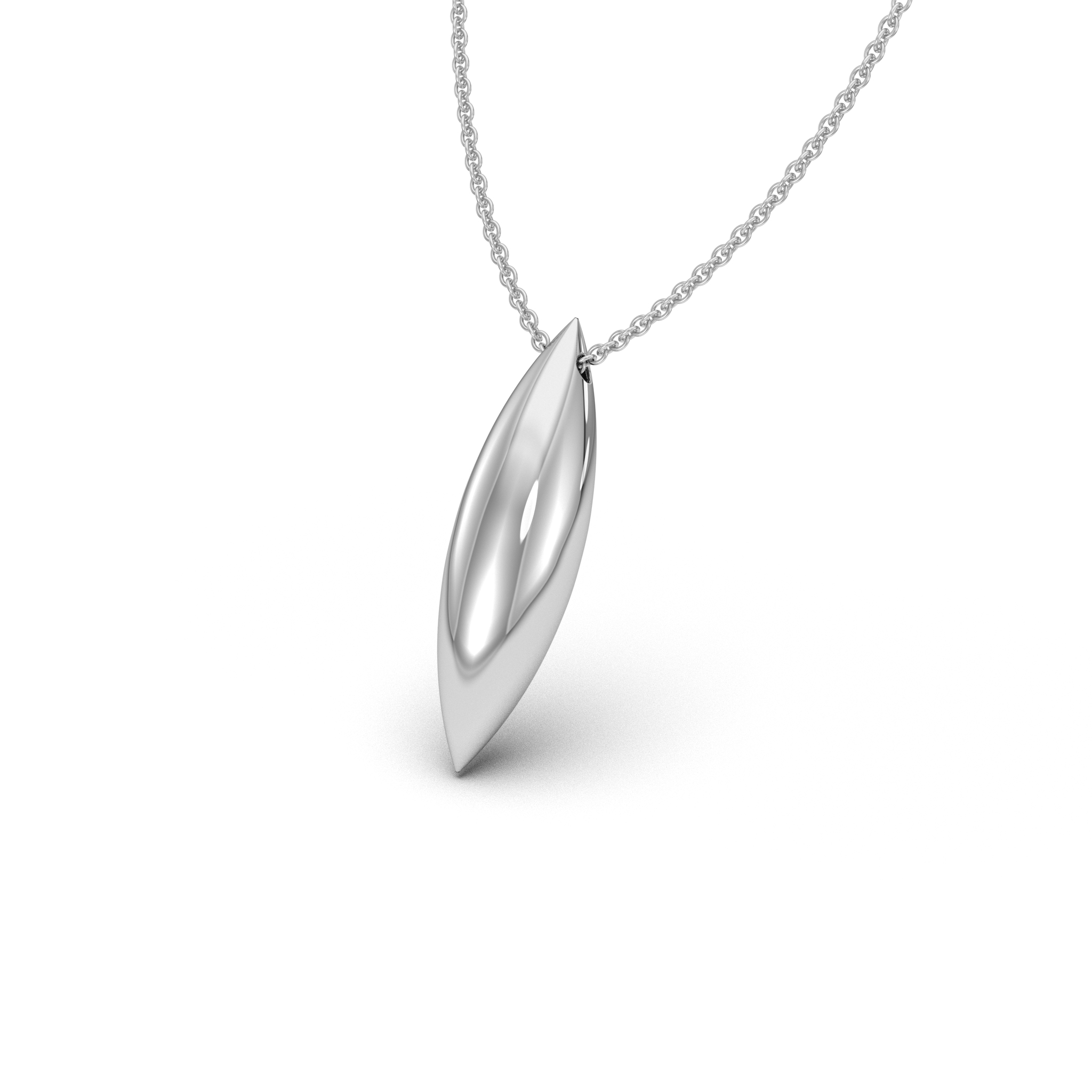 Minimalist Navette Pendant