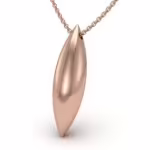 Minimalist Navette Pendant