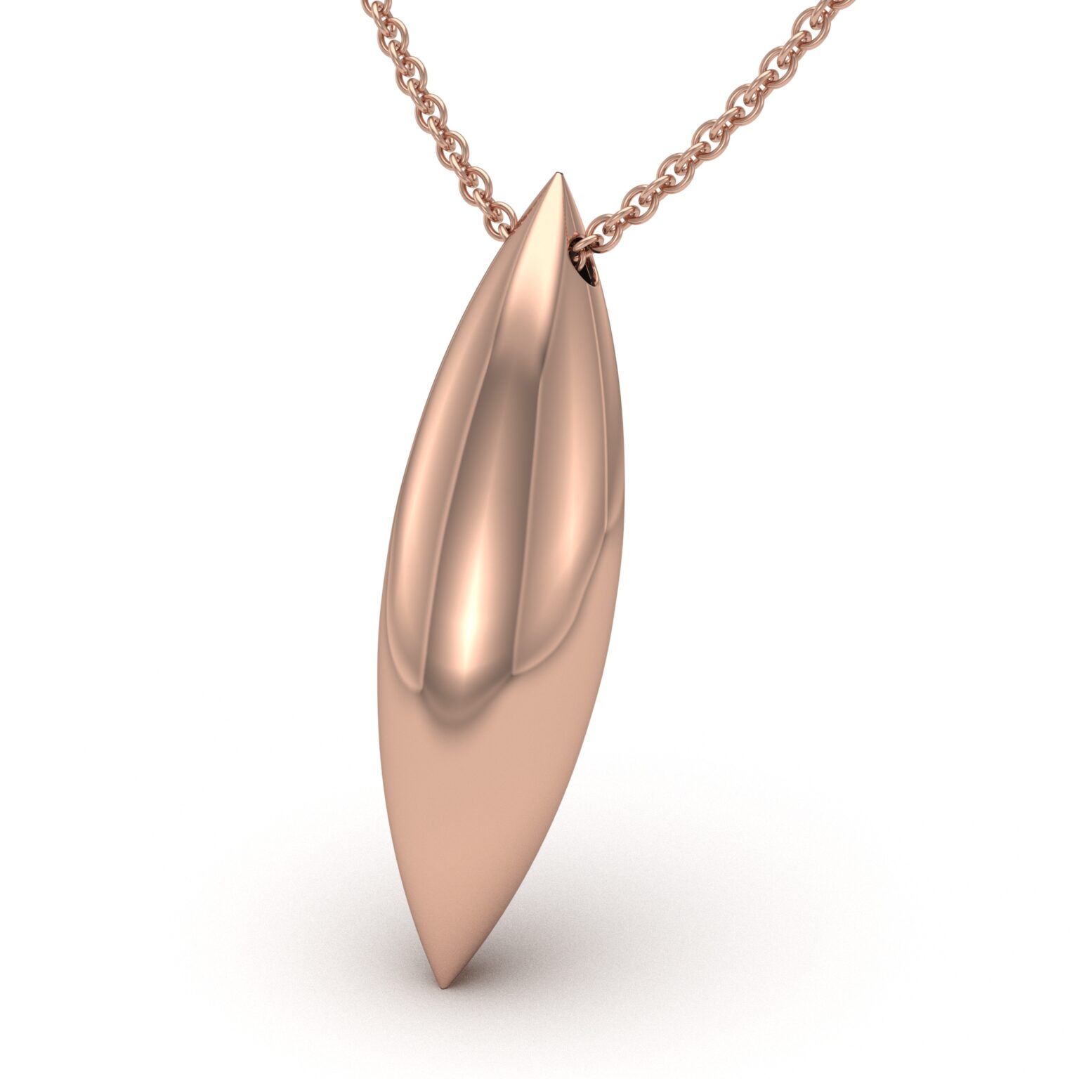 Minimalist Navette Pendant