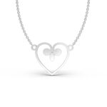 Fleur-de-Lis Heart Charm