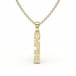 Vertical Name Pendant