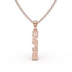 Vertical Name Pendant