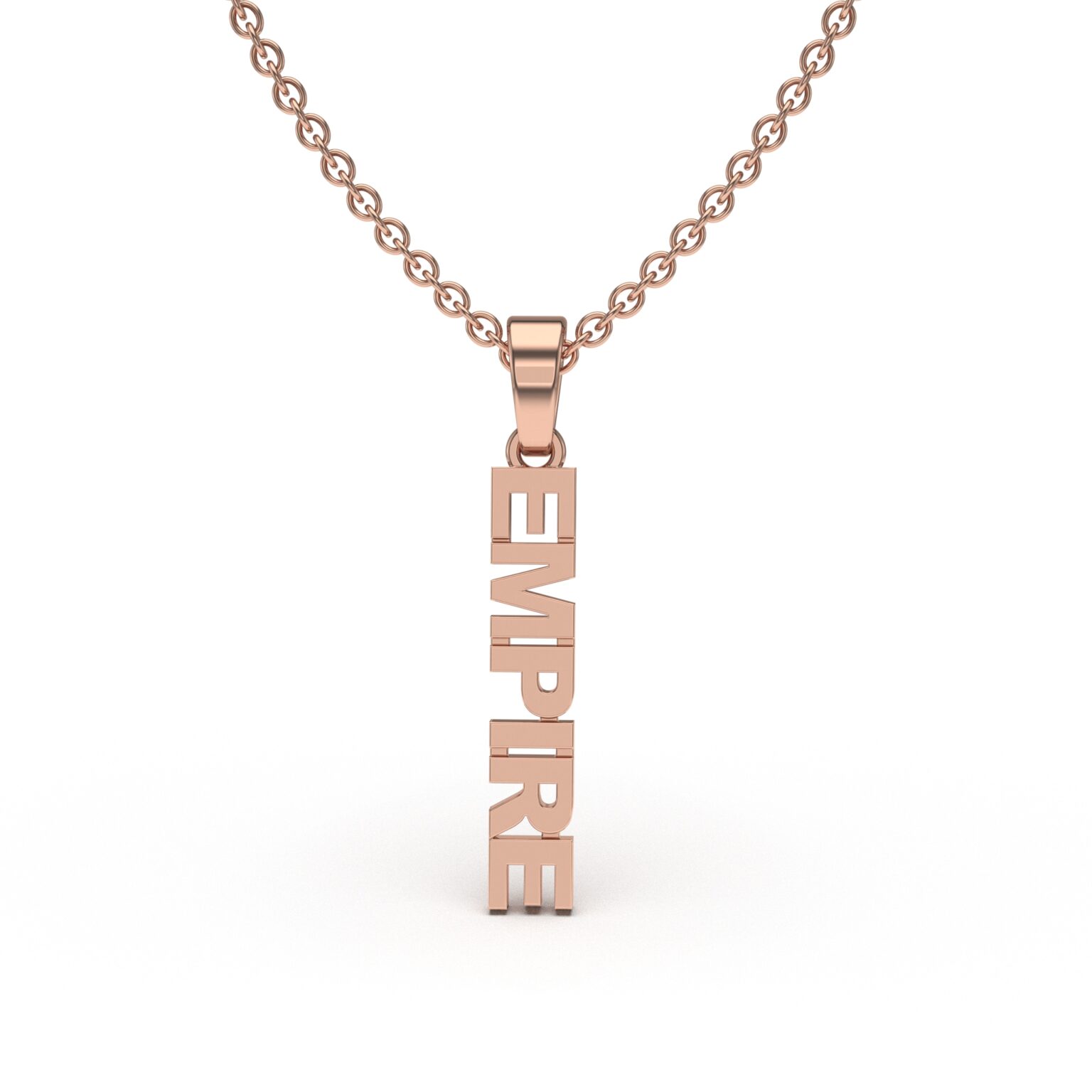 Vertical Name Pendant