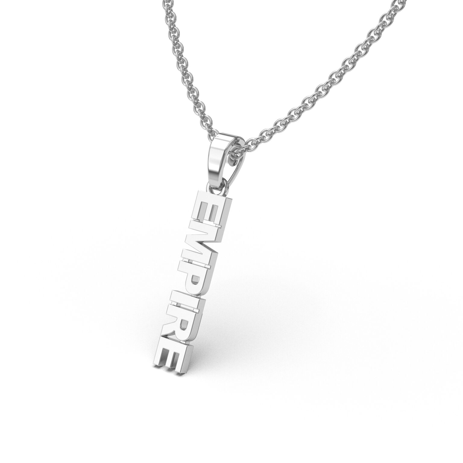 Vertical Name Pendant