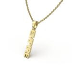 Vertical Name Pendant