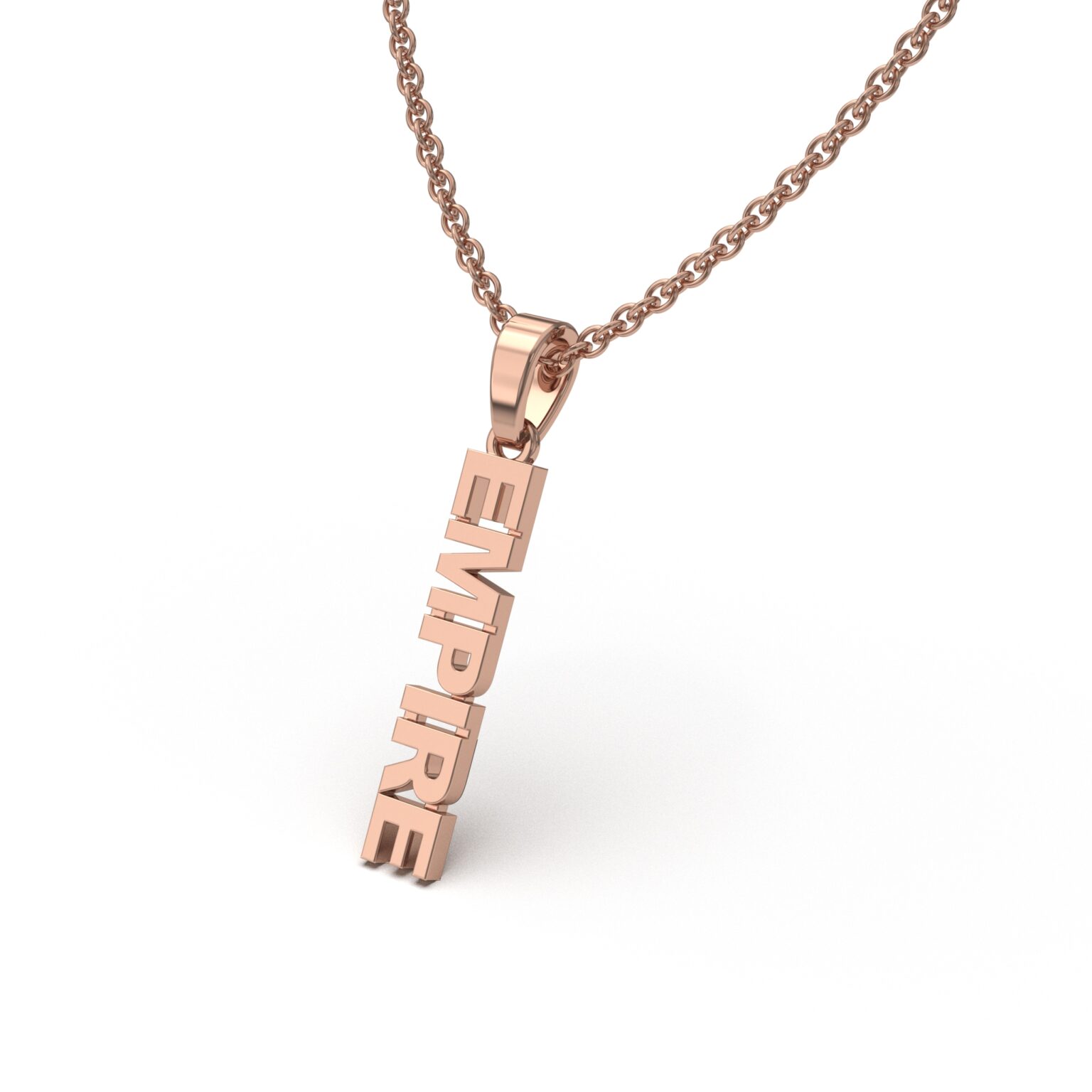 Vertical Name Pendant