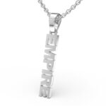Vertical Name Pendant