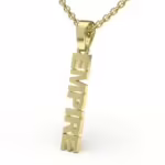 Vertical Name Pendant