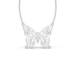 Geometric Butterfly Pendant
