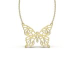 Geometric Butterfly Pendant