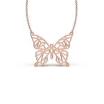 Geometric Butterfly Pendant