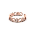 Honeycomb Diamond Band