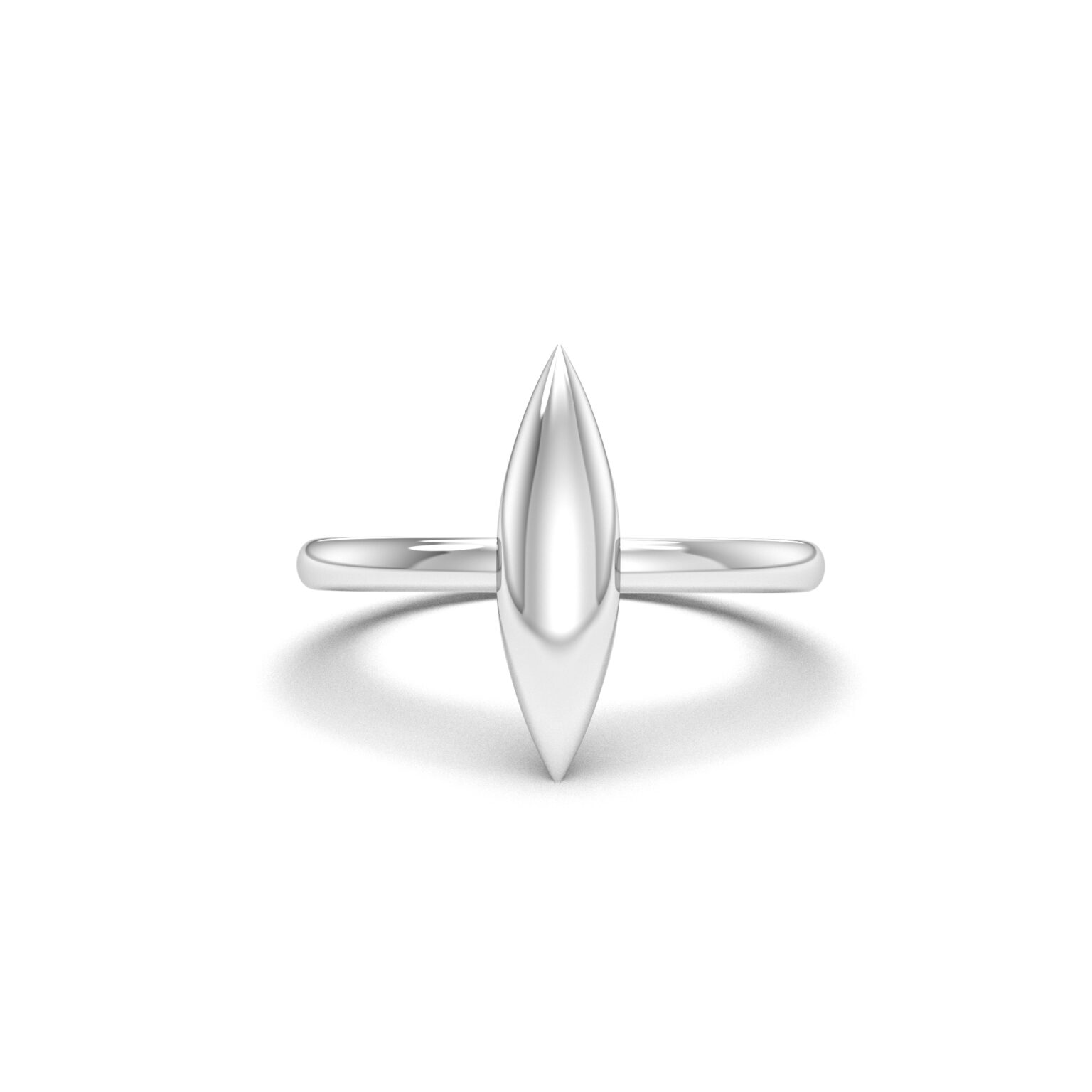 Minimalist Navette Ring