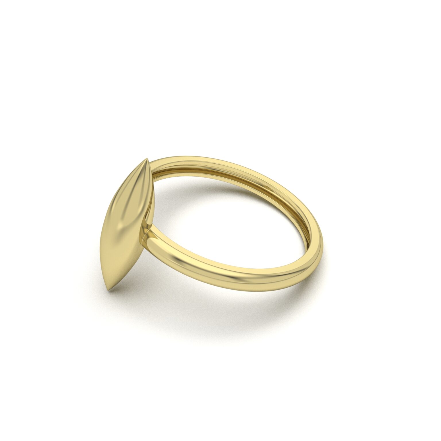 Minimalist Navette Ring
