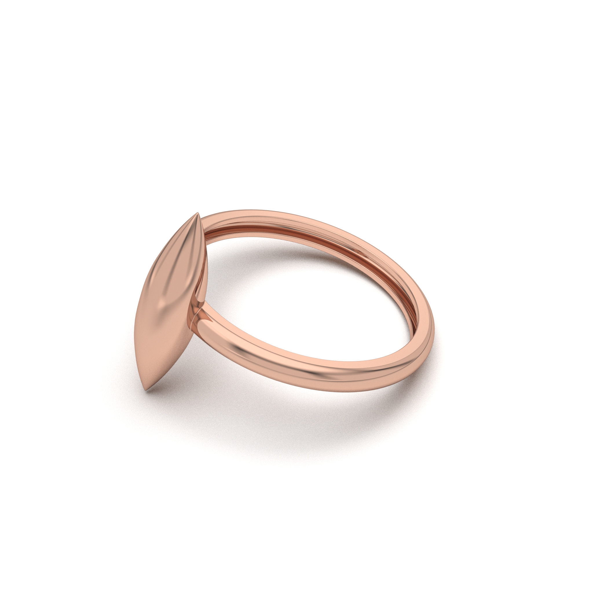 Minimalist Navette Ring