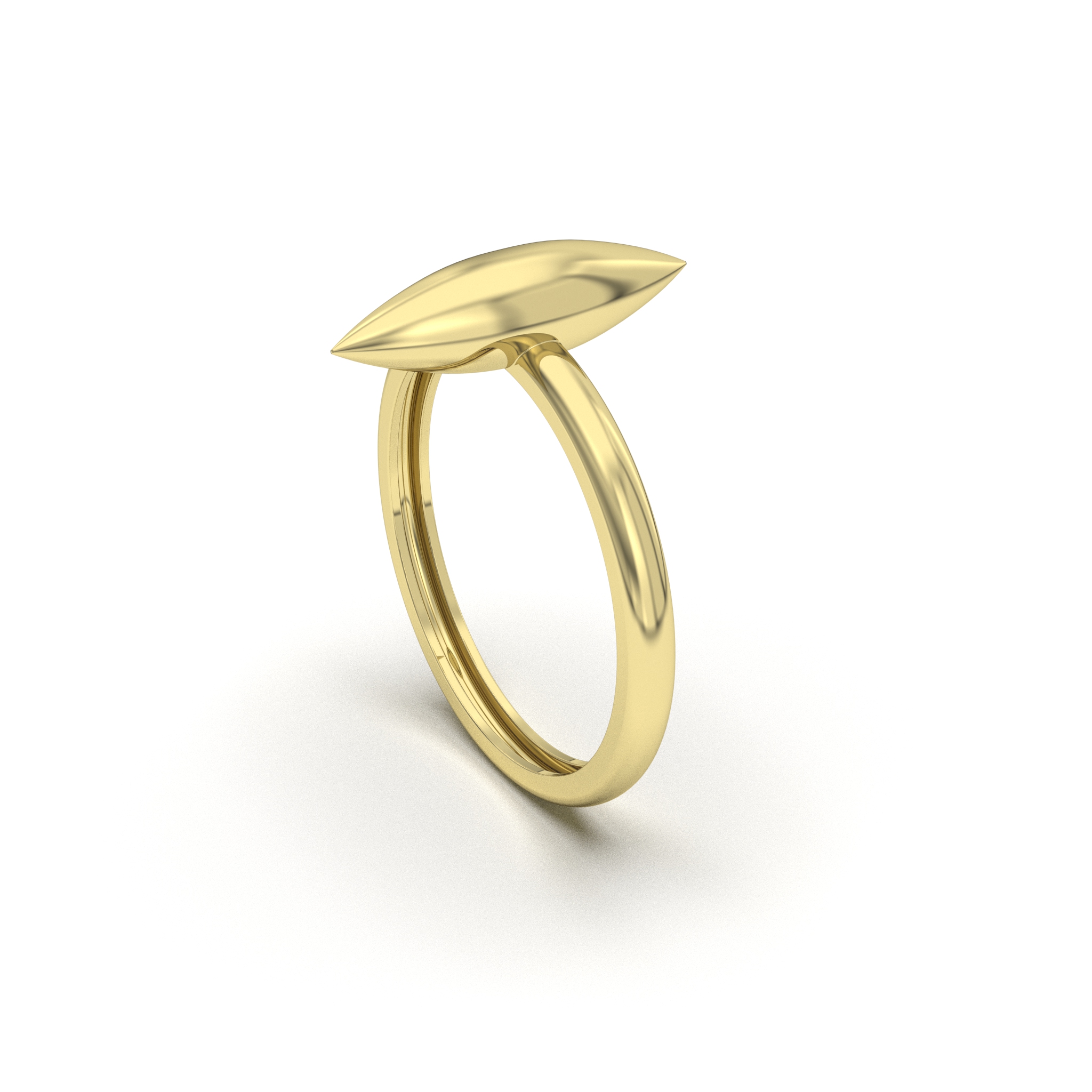Minimalist Navette Ring