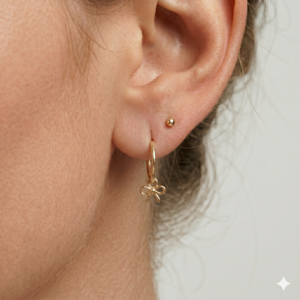 Bow Drop Earrings