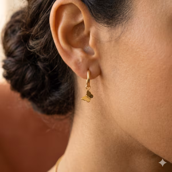 Butterfly Drop Earrings