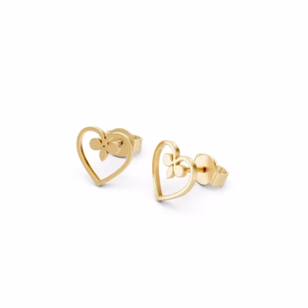 Heart Stud Earrings