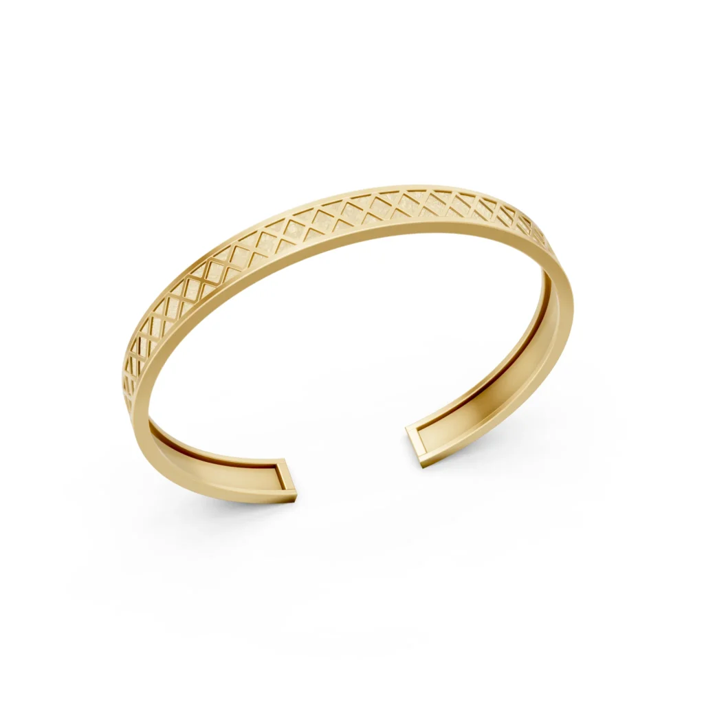 Crisscross Pattern Bangle