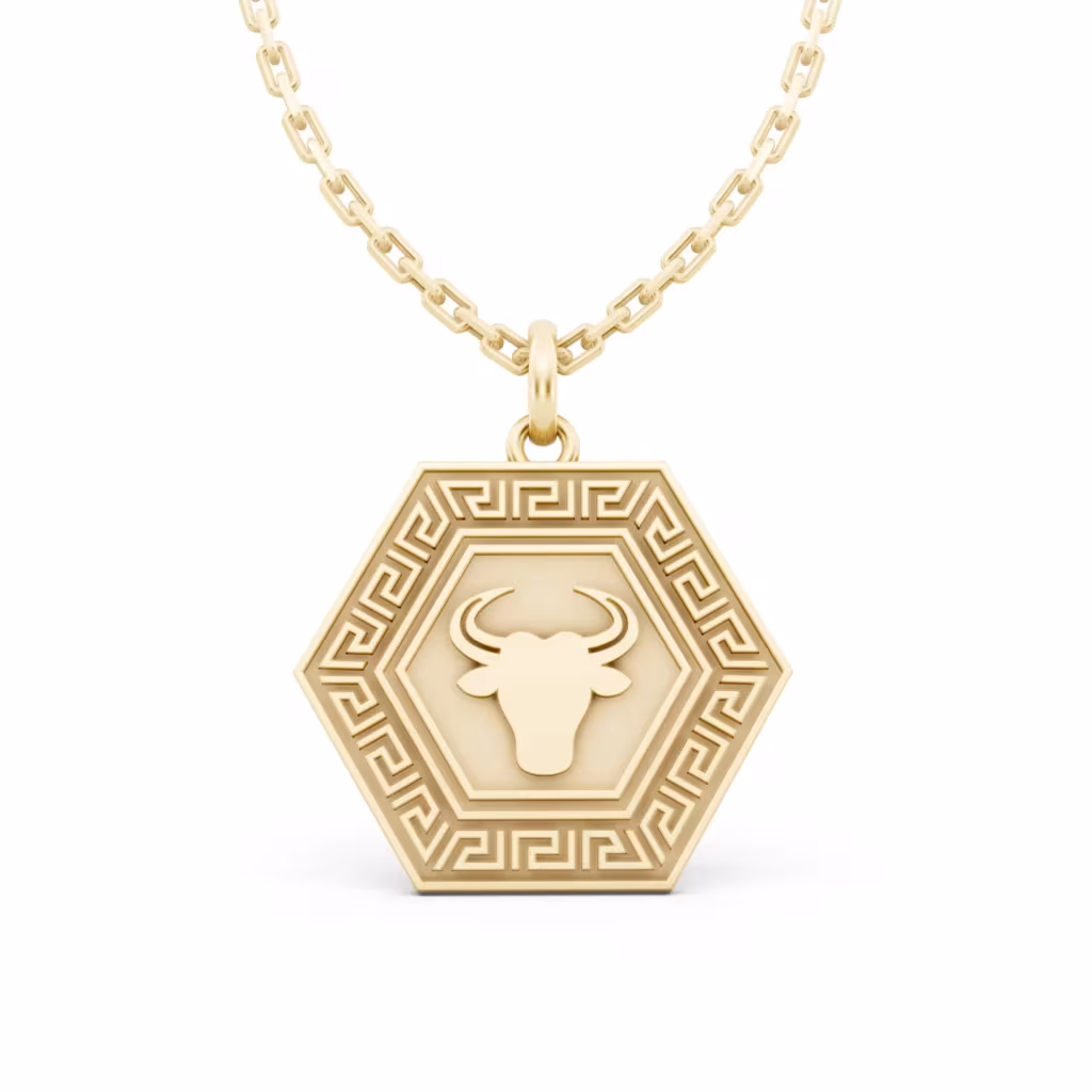 Taurus Zodiac Necklace