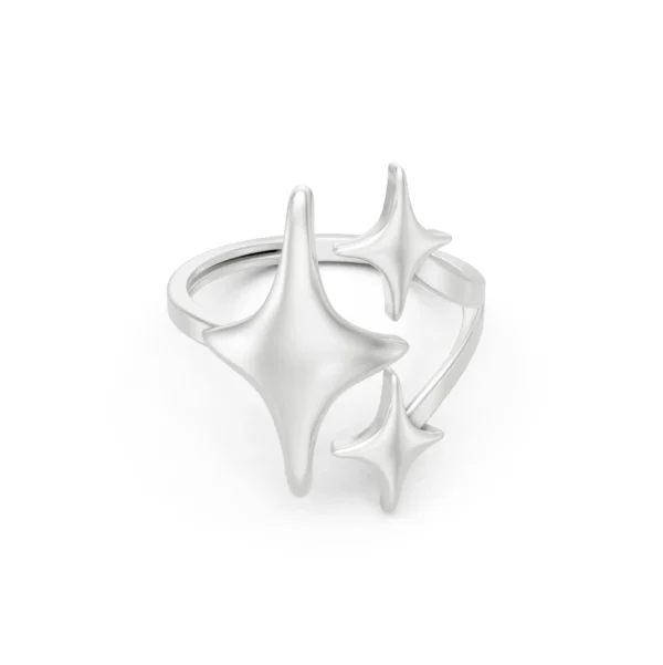 Triple Star Ring