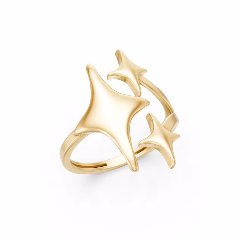 Triple Star Ring