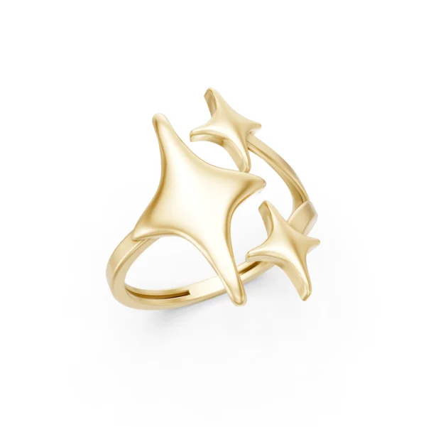Triple Star Ring