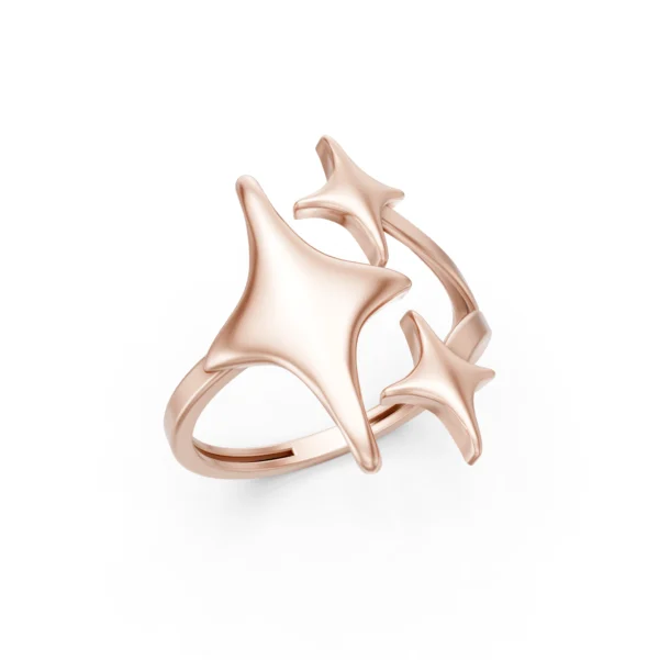 Triple Star Ring