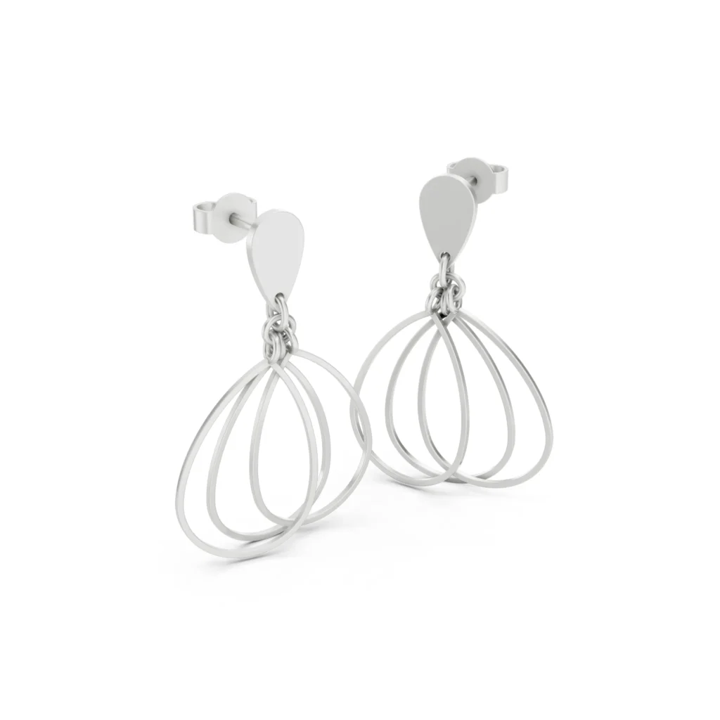 Triple Teardrop Earrings