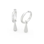 Water Drop Hoop Earrings