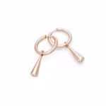 Water Drop Hoop Earrings