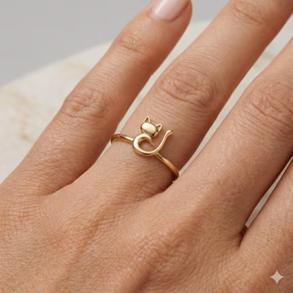 Cat Inspired Ring