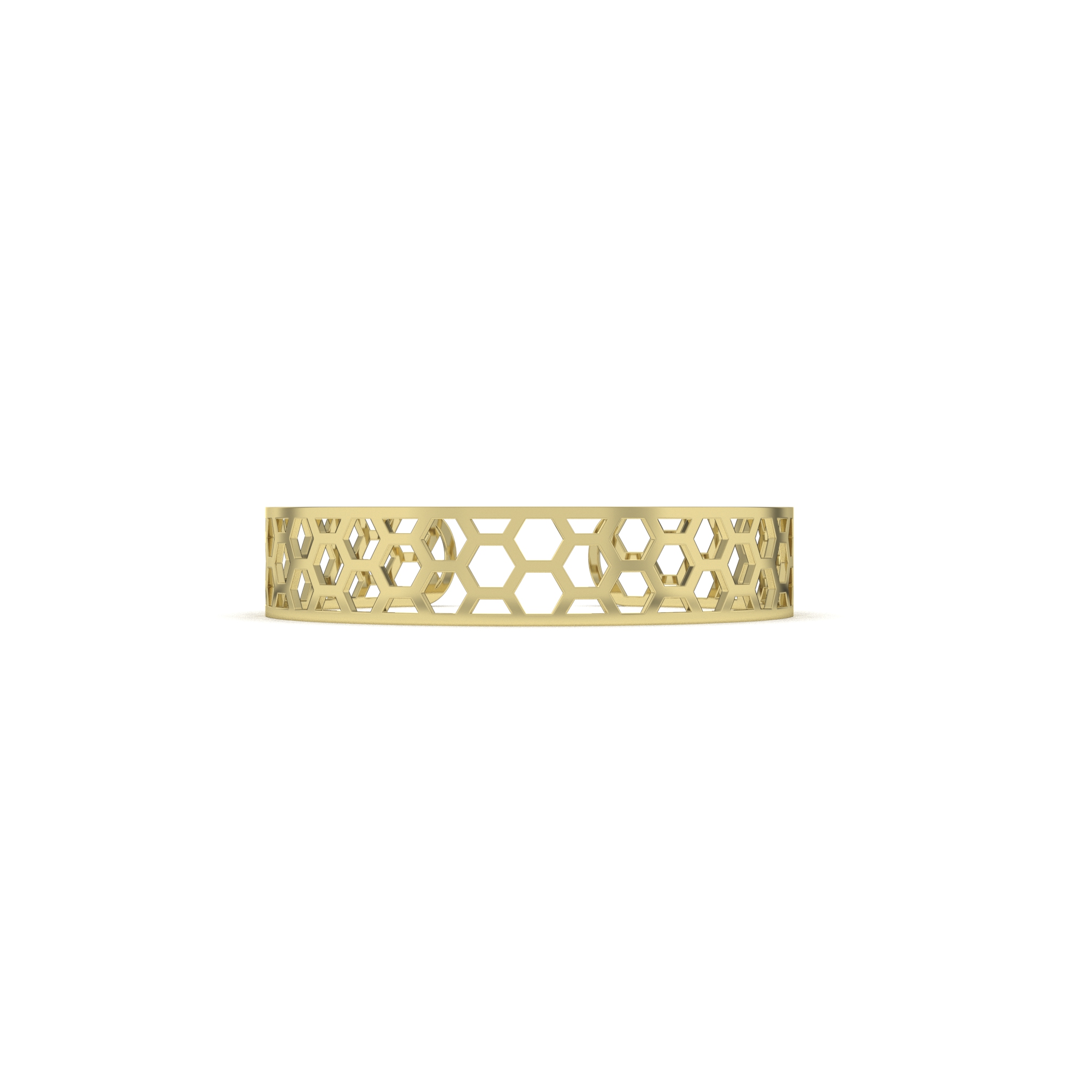 Honeycomb Cuff Bangle