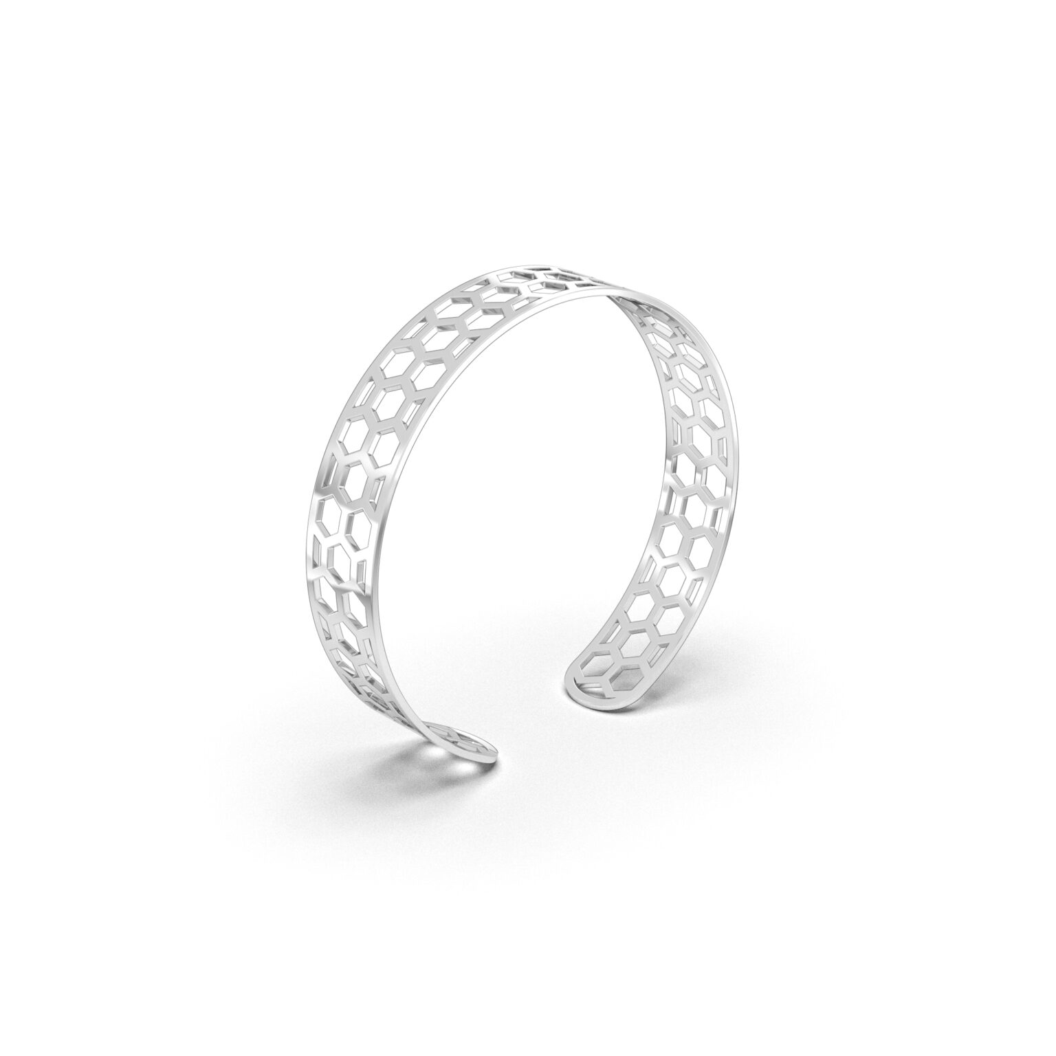 Honeycomb Cuff Bangle