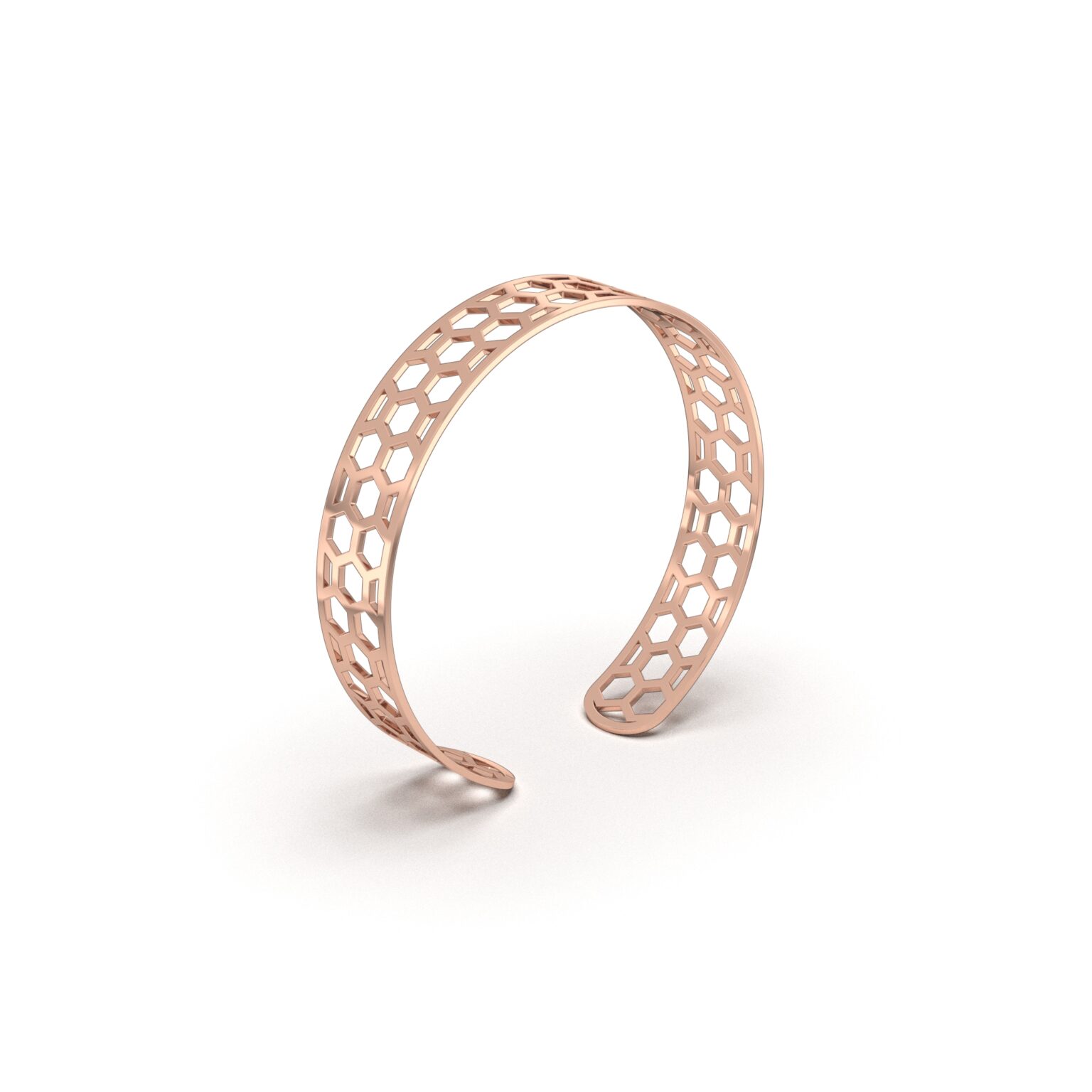 Honeycomb Cuff Bangle