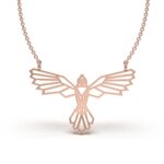 Geometric Eagle Necklace