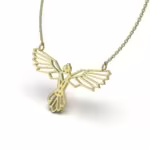 Geometric Eagle Necklace