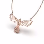 Geometric Eagle Necklace