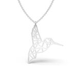 Geometric Hummingbird Necklace