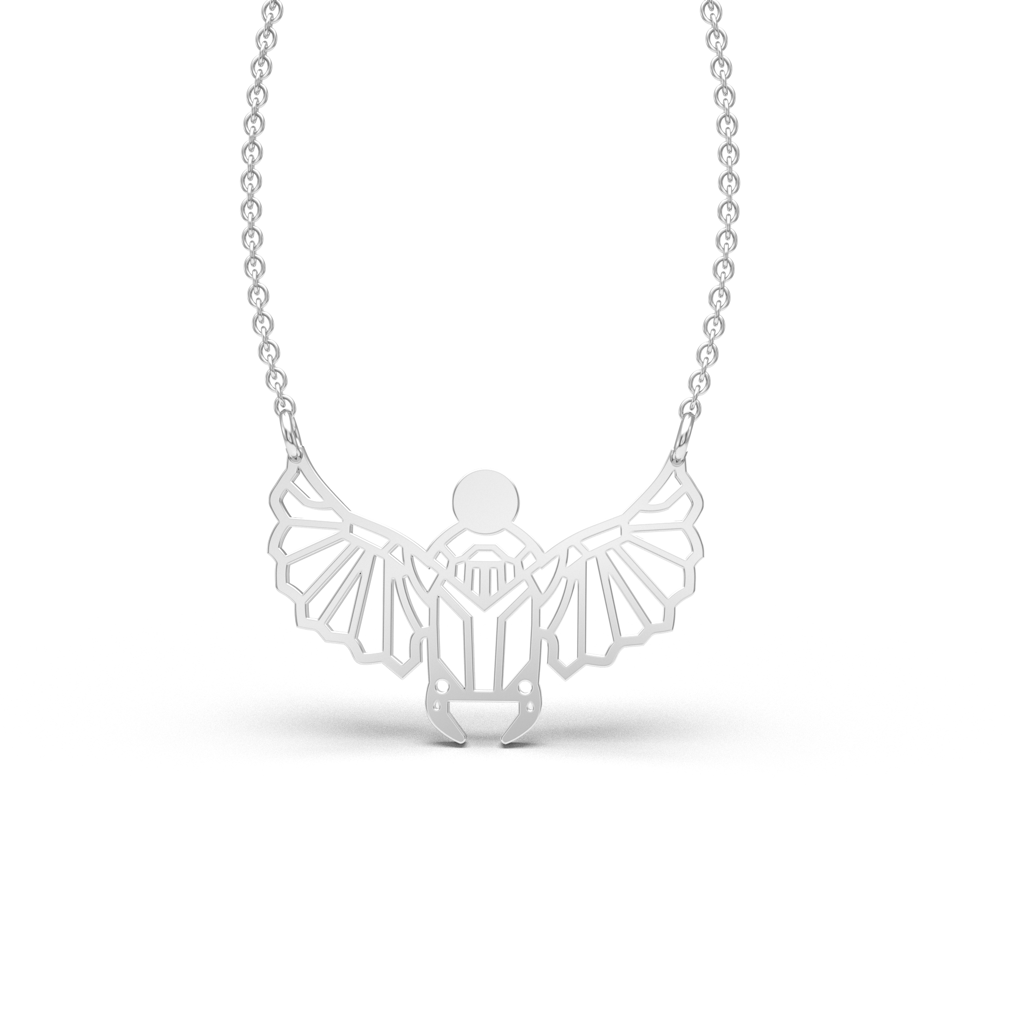 Winged Beetle Pendant