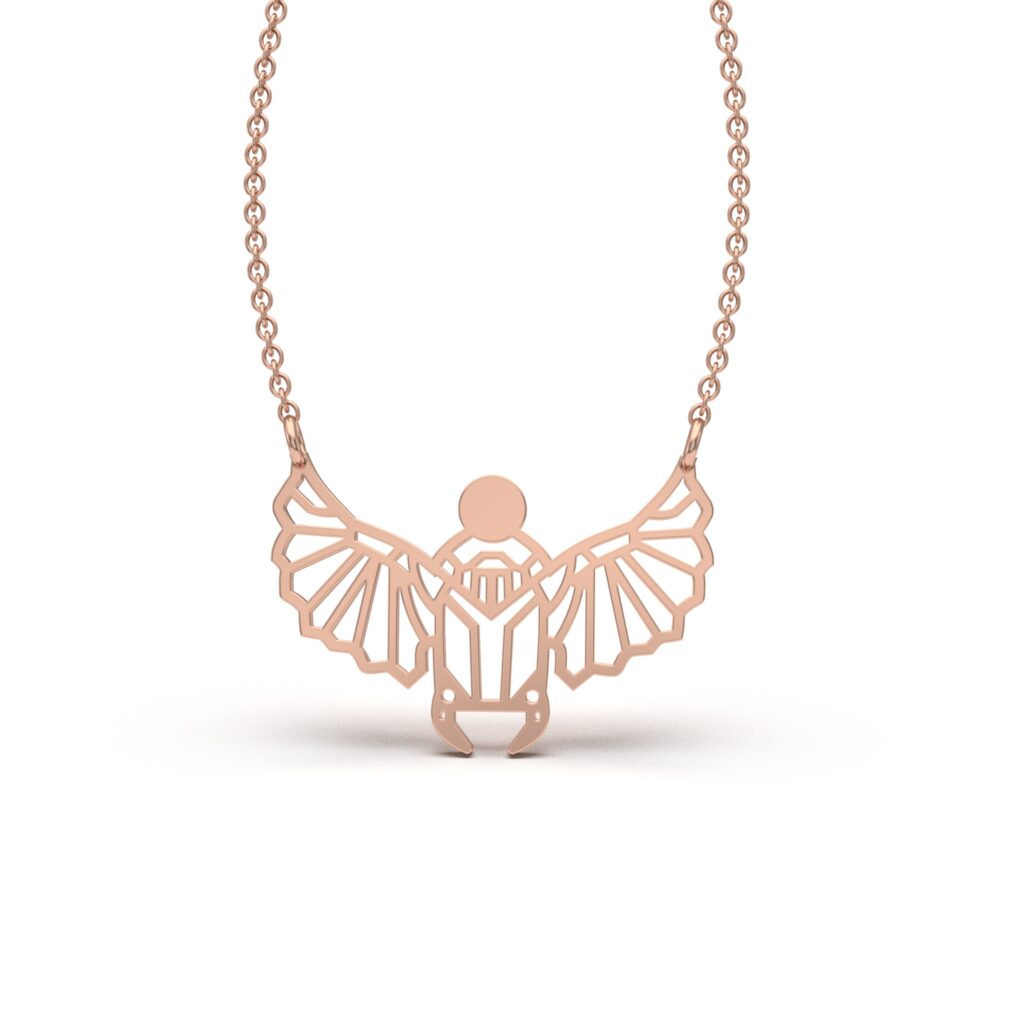 Winged Beetle Pendant