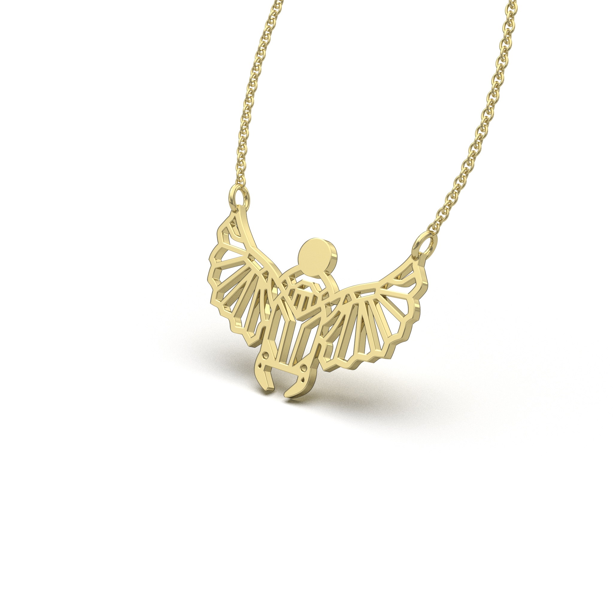 Winged Beetle Pendant