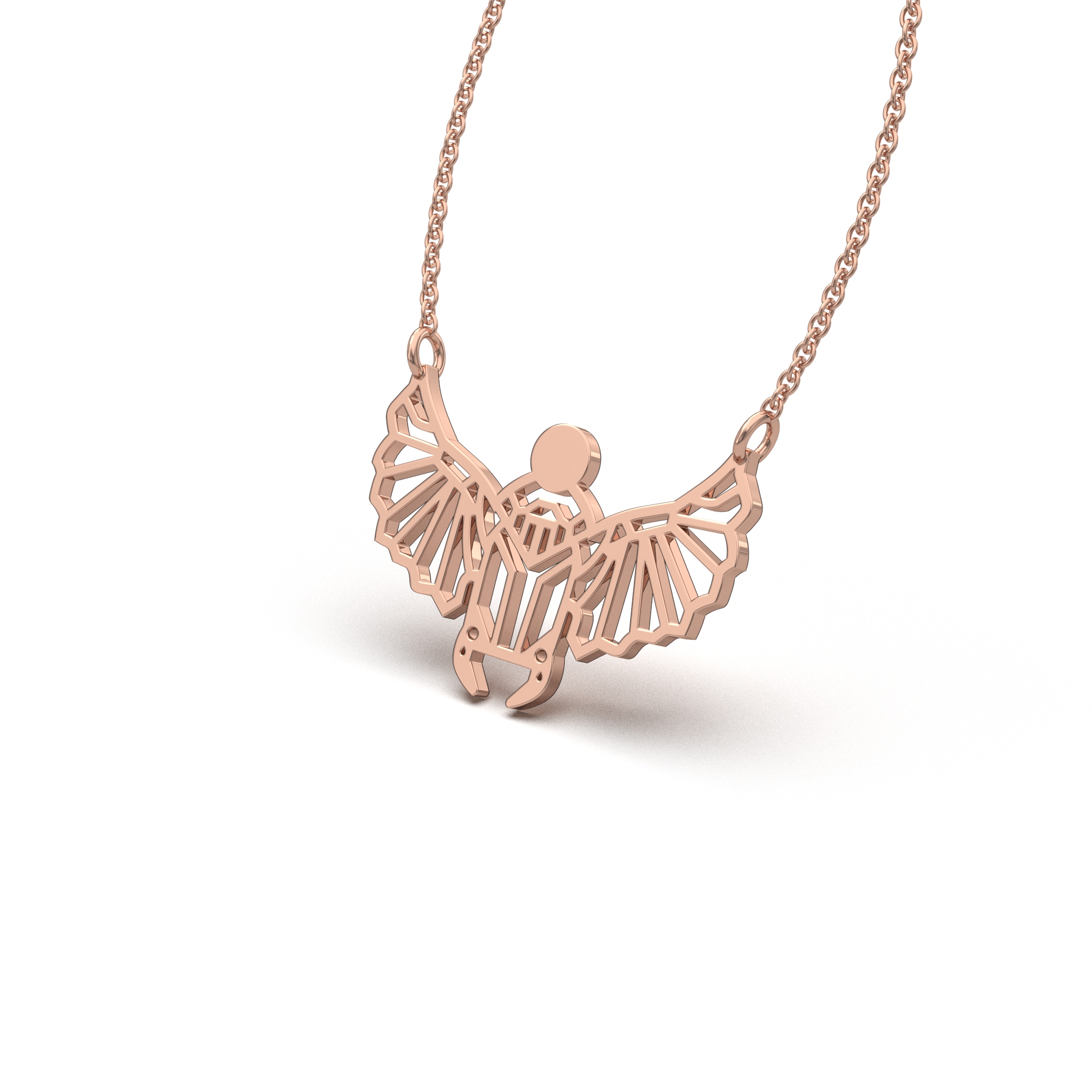 Winged Beetle Pendant