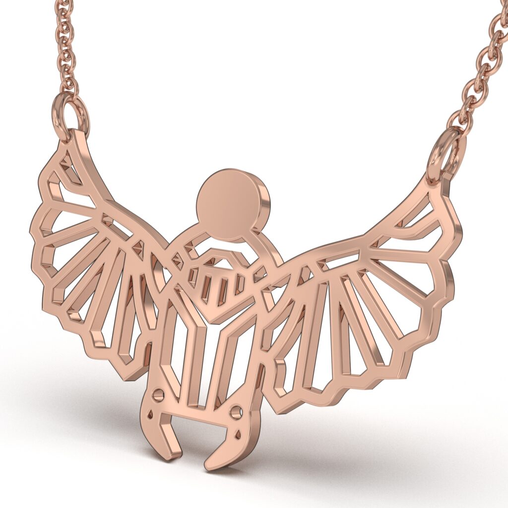 Winged Beetle Pendant